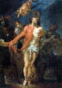 Michael Willmann Hautung des Heiligen Bartholomaus oil painting